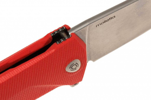 Складной нож Lion Steel KUR OR G10 Orange Flipper фото 18