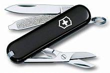 Боевой нож Victorinox Нож перочинныйClassic 0.6223.3 58мм 7 функций черный
