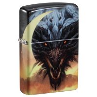 Зажигалка ZIPPO Dragon Design с покрытием Glow In The Dark Green