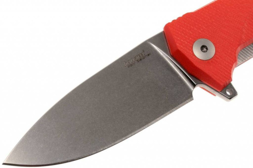 Складной нож Lion Steel KUR OR G10 Orange Flipper фото 15