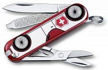 Боевой нож Victorinox Нож перочинныйClassic Машина (0.6223.L1410) белый/красный 7 функций пластик/сталь