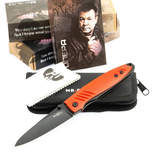 Складной нож Mr.Blade Shot Blackwash Red фото 2