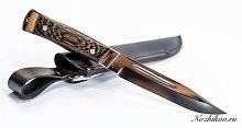 Цельный нож из металла Титов и Солдатова Казак-1