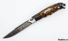 Военный нож  Авторский Нож из Дамаска №1