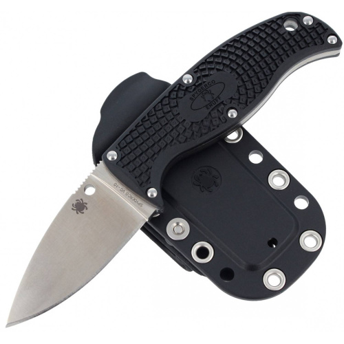 236 Spyderco Нож с фиксированным клинком Enuff Leaf-shapedFB31PBK фото 3 236 Spyderco Нож с фиксированным клинком Enuff Leaf-shapedFB31PBK фото 3