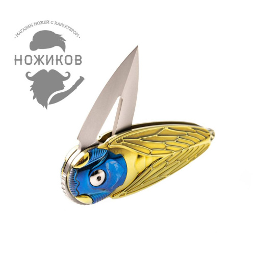 Складной нож Rikeknife Cicada Gold от Rike фото 4
